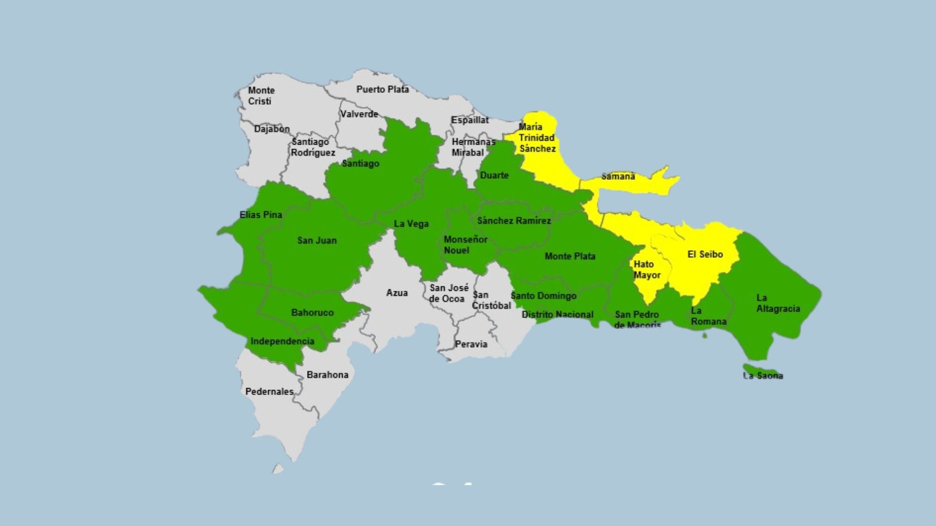 aumentan-a-15-las-provincias-en-alerta-verde-y-colocan-a-4-en-alerta-amarilla