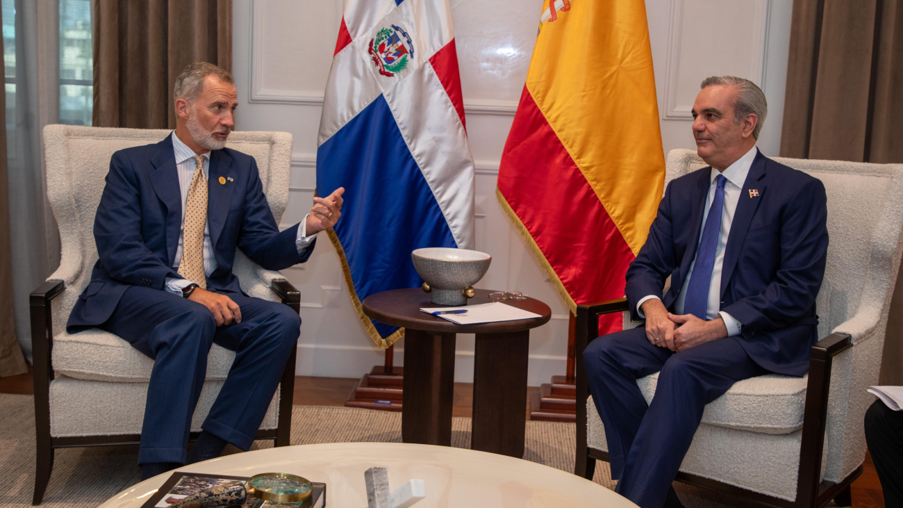 presidente-abinader-y-rey-de-espana-hablan-sobre-diversos-temas-globales