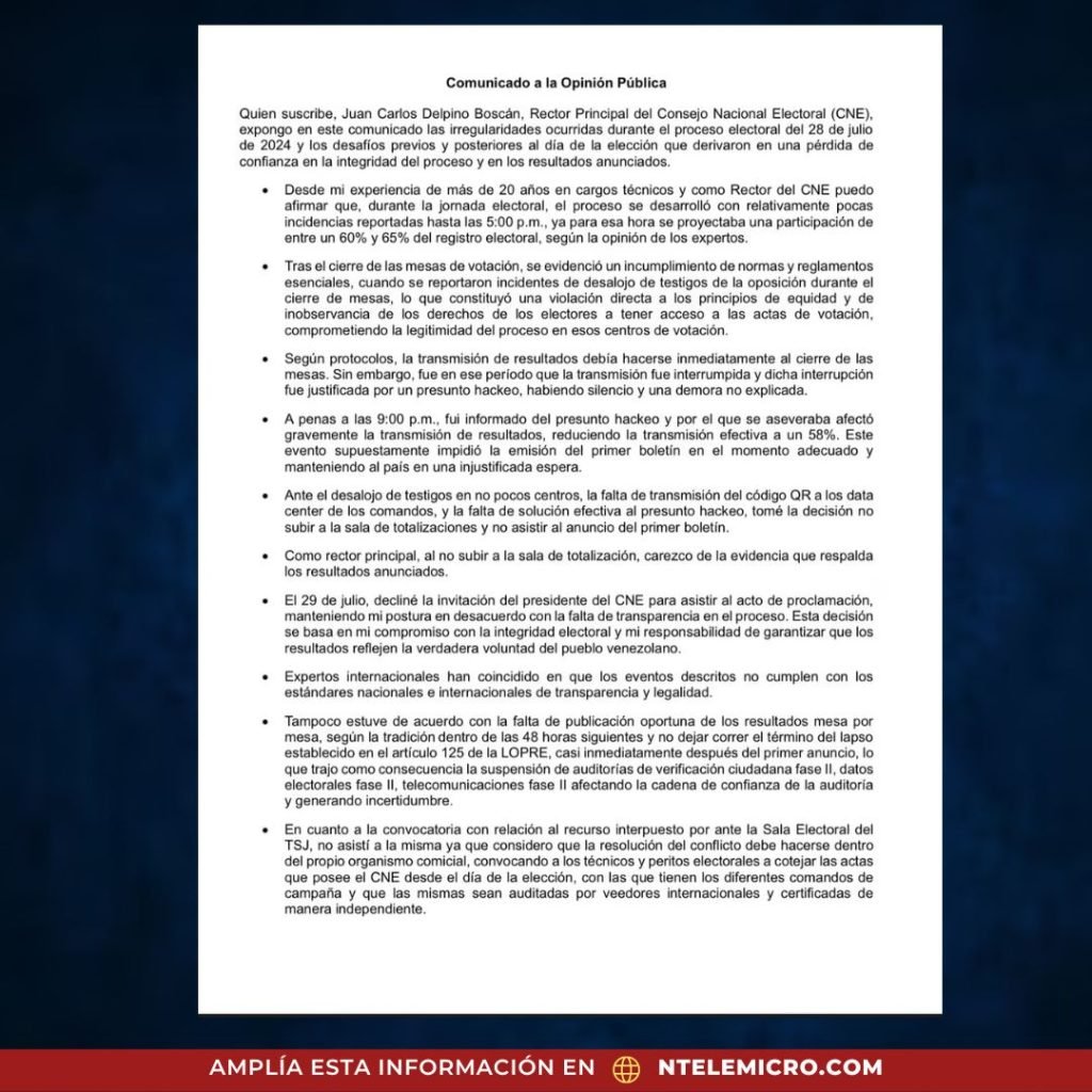 rector-del-cne-denuncia-falta-de-transparencia-en-resultados-de-pasados-comicios-en-venezuela