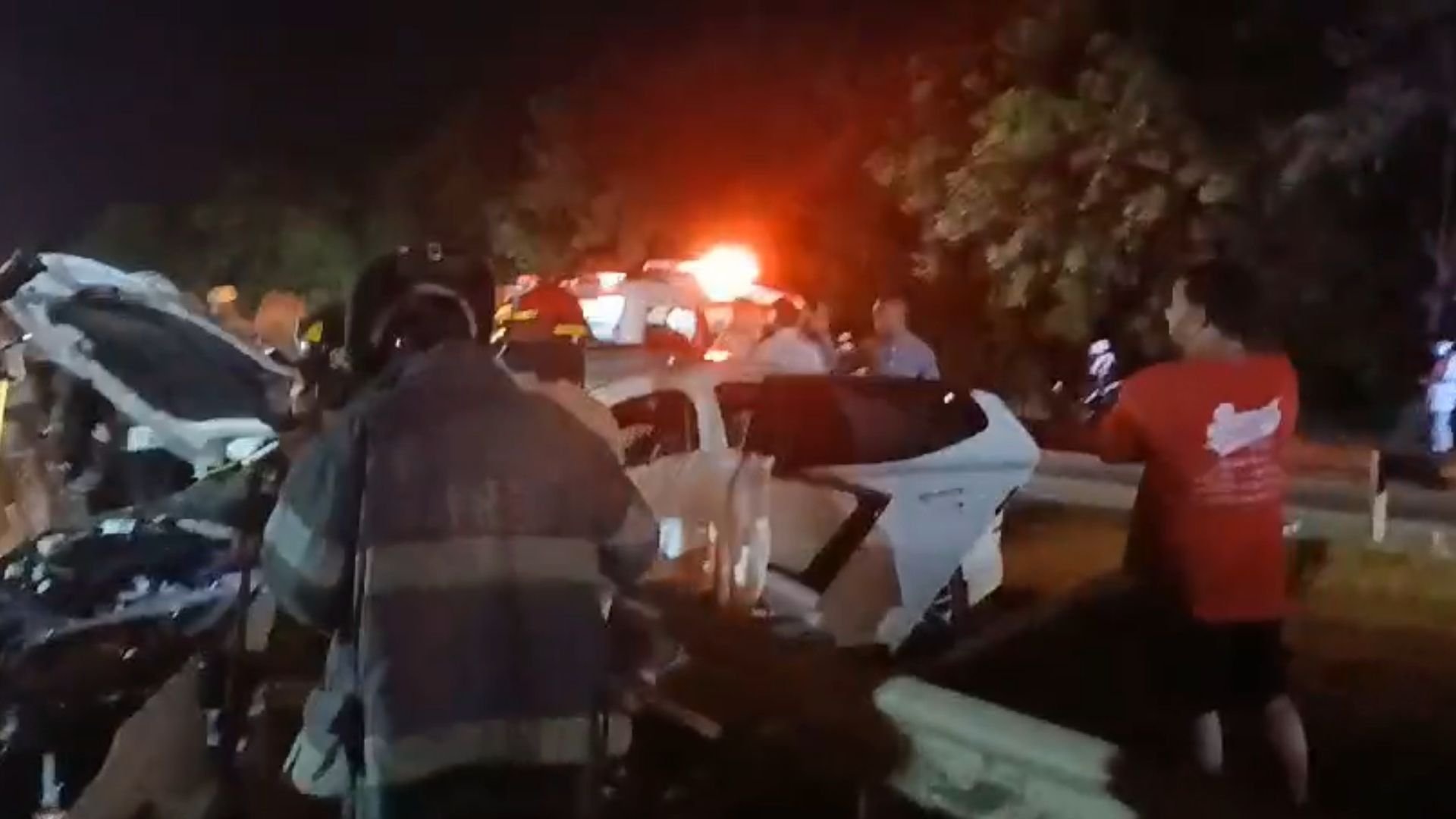 video:-dos-heridos-en-accidente-de-transito-en-la-autovia-del-este