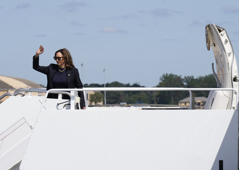 kamala-harris-viaja-a-pensilvania-para-preparar-su-debate-con-donald-trump