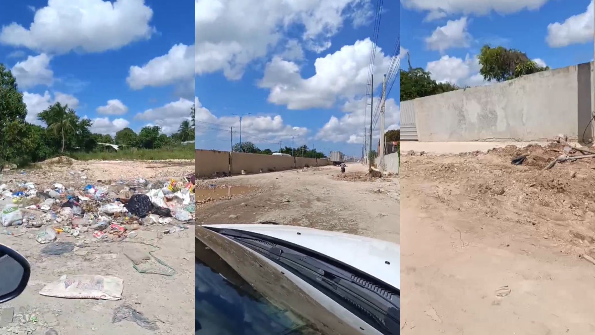 video:-¡que-asquerosidad!-denuncian-mal-estado-de-calles-en-municipio-de-boca-chica