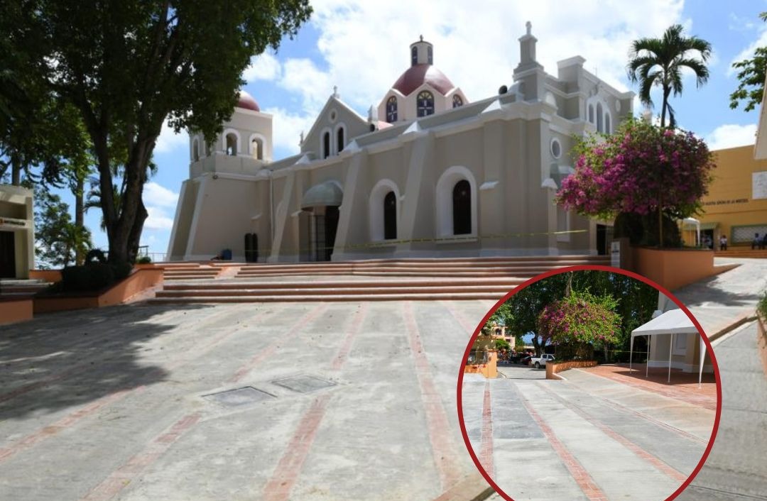 se-acerca-el-dia-de-las-mercedes-y-mopc-reconstruye-parqueo-y-aceras-en-santuario-del-santo-cerro
