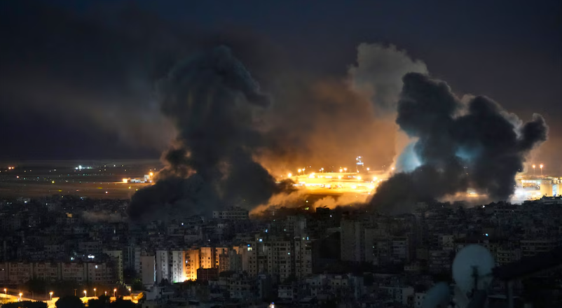 israel-bombardea-las-sedes-de-la-red-financiera-del-grupo-hezbollah-en-beirut