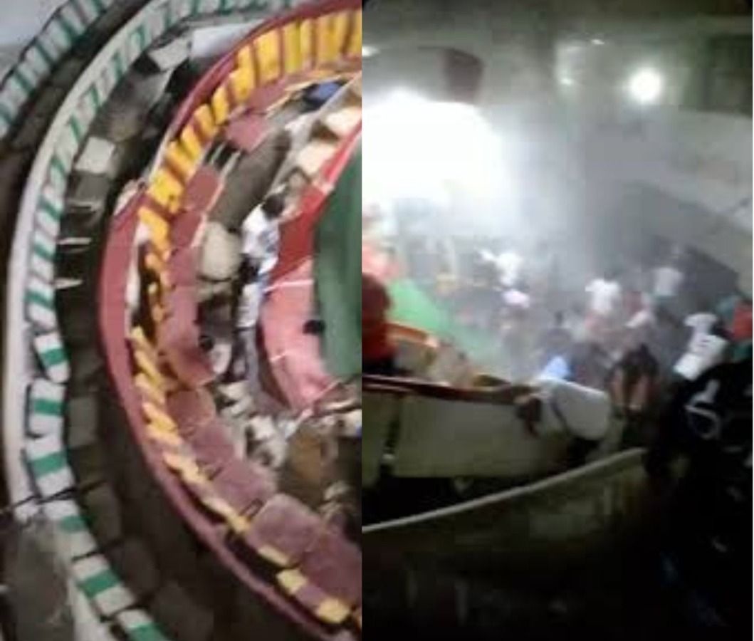 video:-se-desploma-techo-de-una-gallera-en-villa-mella