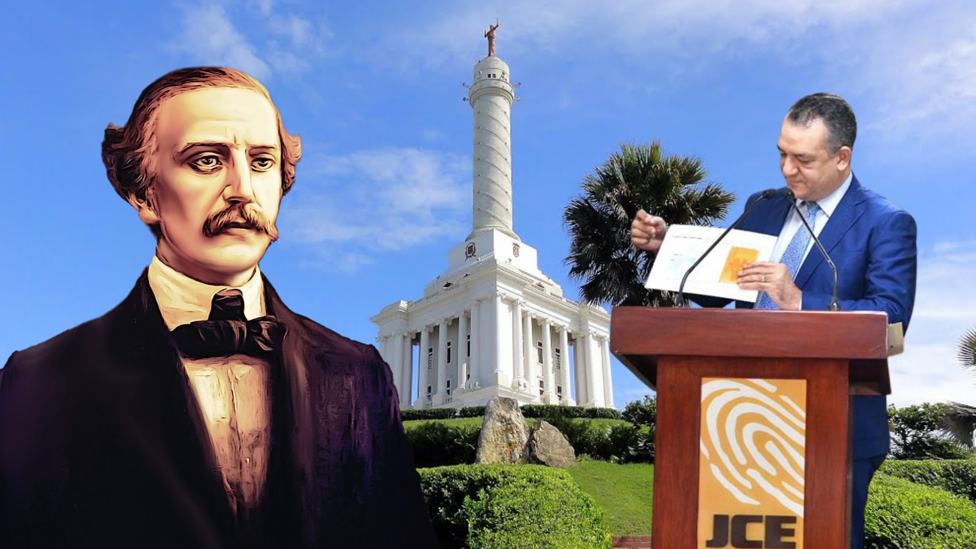 jce-incorpora-en-nueva-cedula-figura-de-juan-pablo-duarte,-monumento-de-la-restauracion-y-simbolos-patrios