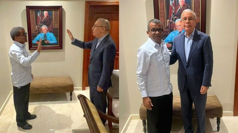 danilo-medina-juramenta-como-miembro-del-pld-a-ex-sacerdote-ricardo-fajardo