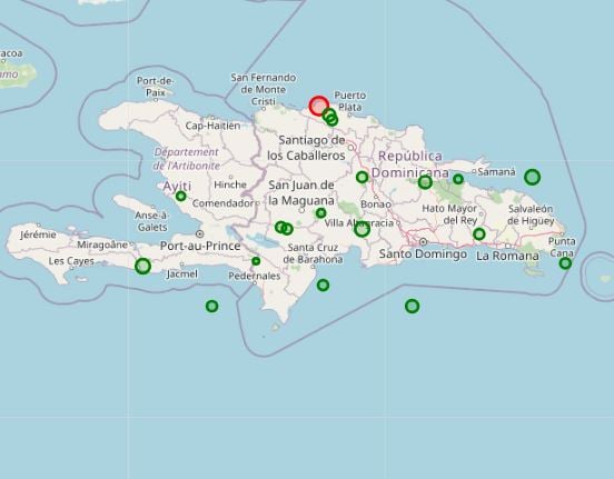 sismo-de-4.3-se-registra-cerca-de-villa-isabela,-puerto-plata