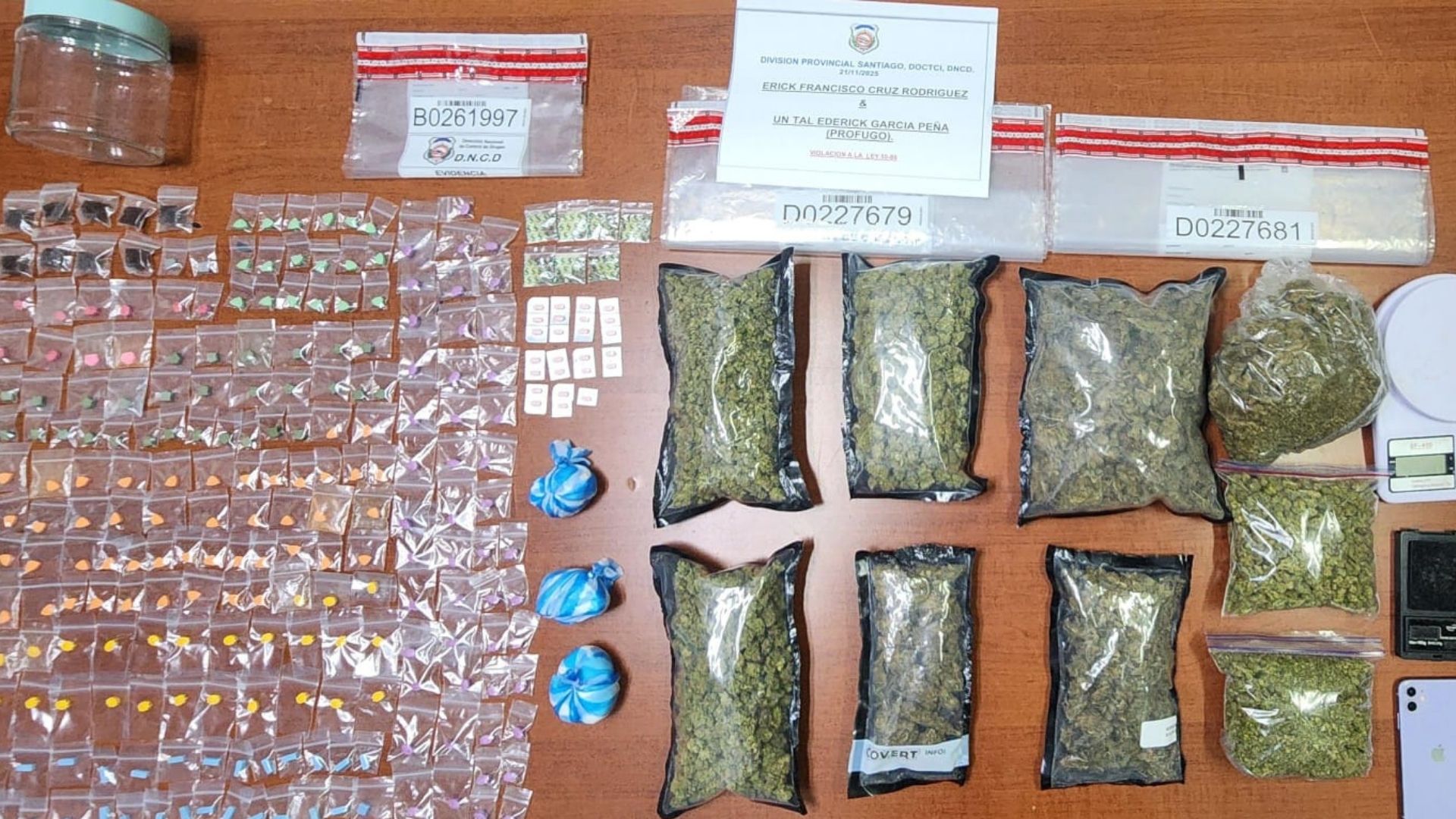ocupan-cientos-de-gramos-de-cocaina,-marihuana,-extasis-y-otros-narcoticos-en-santiago