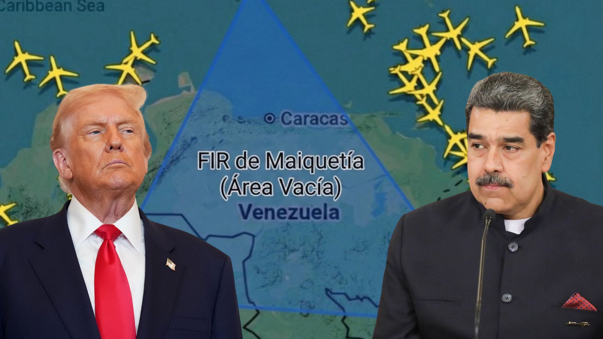 eeuu.-entra-en-fase-decisiva-contra-maduro:-alertas-aereas,-movimientos-militares-y-un-espacio-aereo-casi-vacio