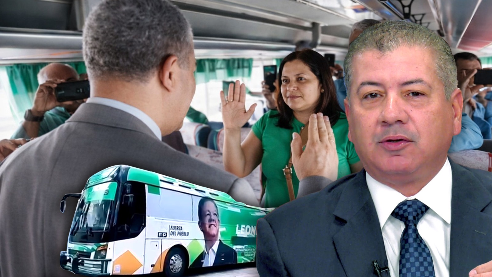 cesar-fernandez-revela-leonel-fernandez-juramenta-exmiembros-del-prm-dentro-de-un-autobus