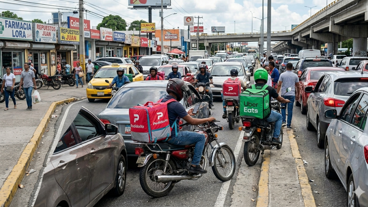 radiografia-del-delivery-en-el-pais:-el-«pandemonio»-sobre-dos-ruedas;-cronica-entre-sustento-economico-y-el-desorden-urbano