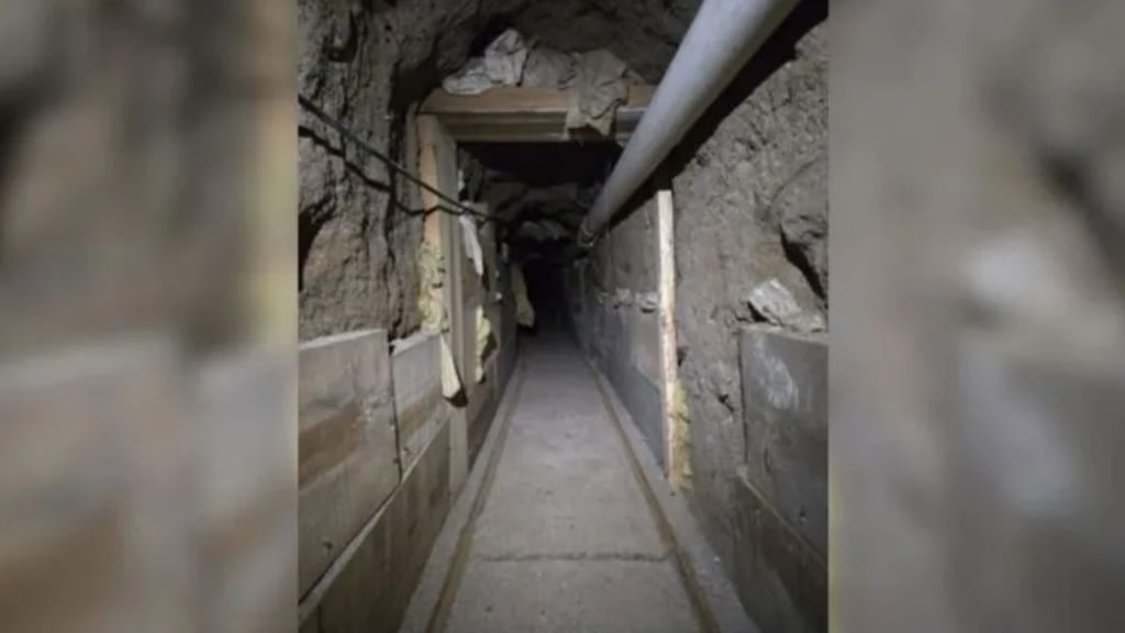 Hallan túnel de casi 600 metros usado para tráfico de cocaína entre México y EE. UU.