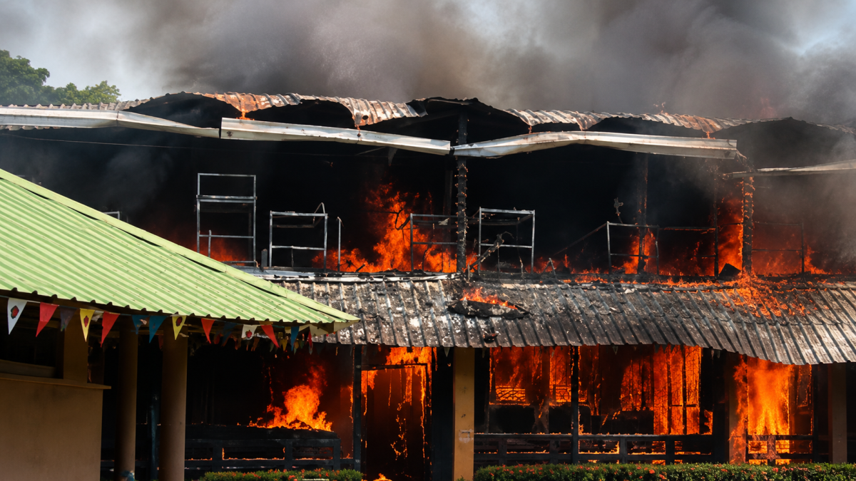 incendio-arrasa-con-el-campamento-comatillo-en-bayaguana;-sacan-a-decenas-de-vacacionistas