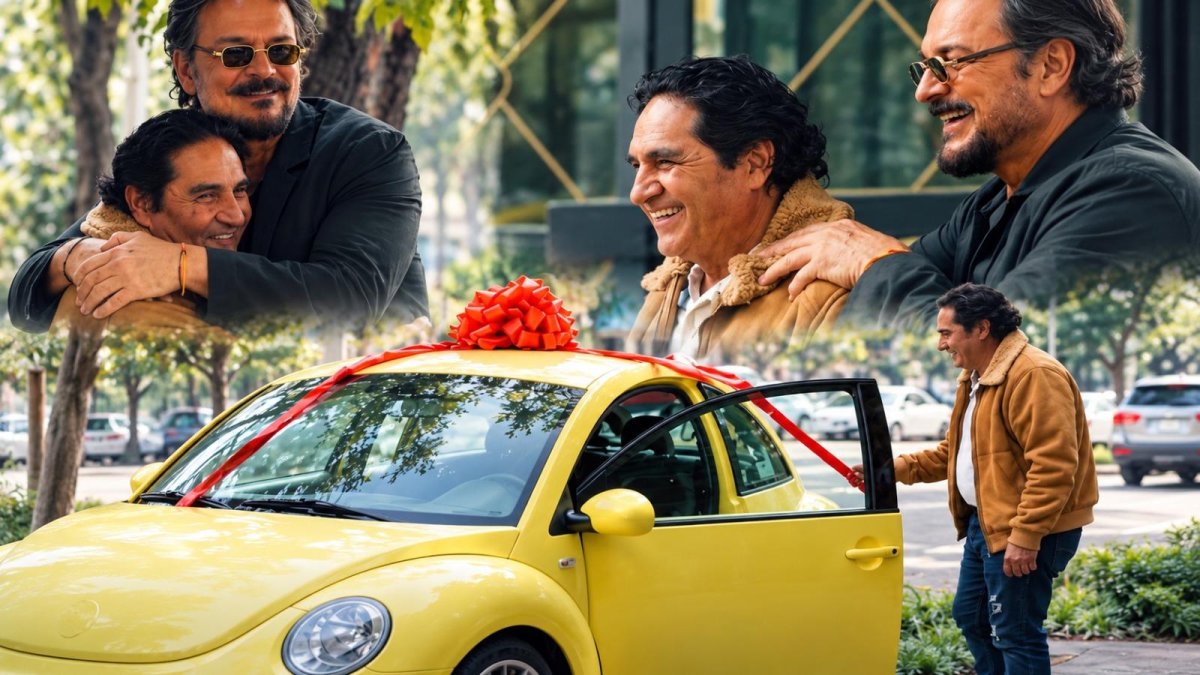 ricardo-arjona-le-regala-un-auto-a-pocho,-el-hombre-que-inspiro-la-famosa-«historia-de-taxi»