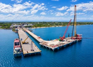 Puerto de Manzanillo alcanza 35 % de avance en construcción del muelle